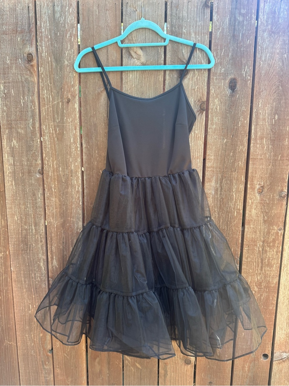 NWT Grace Karin Black Tiered Tulle Mini Dress Size S